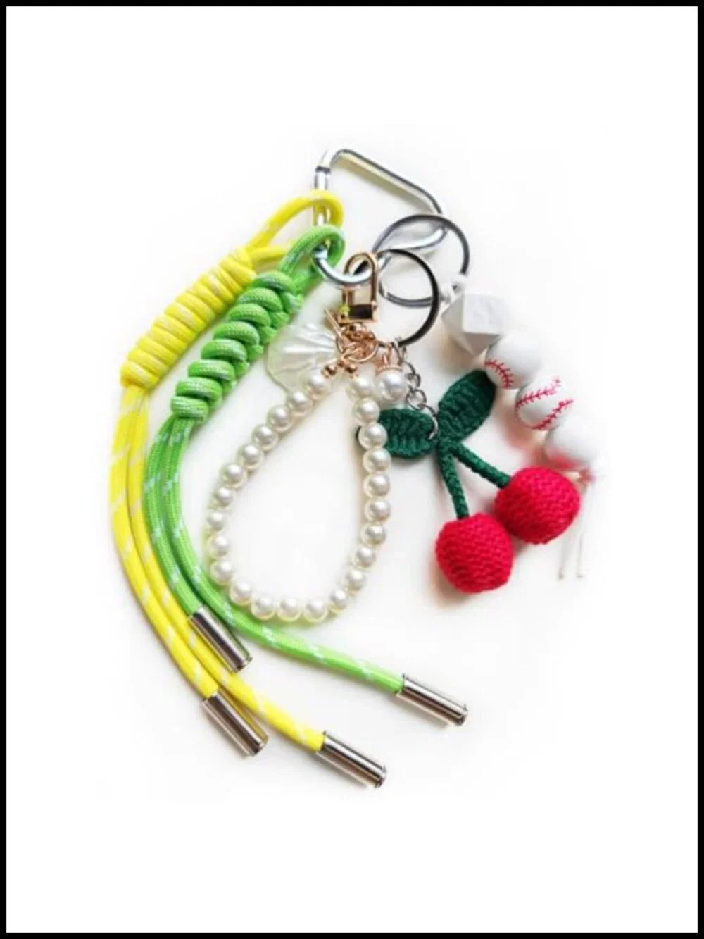 Bag Charms Purse Charm for Handbags & Tote Bags, Cute Keychain Set